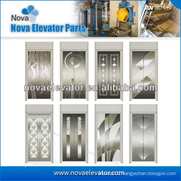 Mirror/Etching/Hairline Elevator Door Panel and Door Plate, Elevator Cabin Door